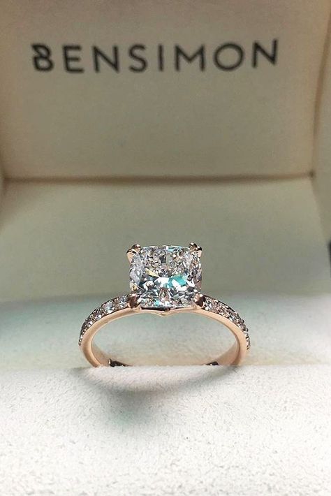 Most Popular Engagement Rings For Women ❤️ See more: http://www.weddingforward.com/engagement-rings-for-women/ #weddings Trendy Engagement Rings, Most Popular Engagement Rings, Popular Engagement Rings, Cushion Cut Diamond, Best Engagement Rings, Stunning Engagement Ring, Dream Engagement, Dream Engagement Rings, Amazing Ideas