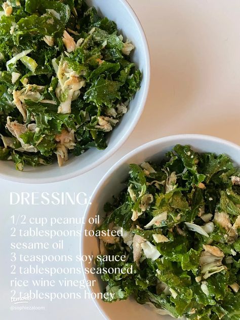 Hillstone kale & rotisserie chicken salad recipe 🥗 | Gallery posted by sophiezaloom | Lemon8 Rotisserie Chicken Salad Recipe, Chicken Kale Salad, Kale Chicken Salad, Chicken Noodle Casserole Recipe, Mexican Chicken Salads, Southwest Chicken Salad, Chicken Kale, Rotisserie Chicken Salad, Primal Kitchen