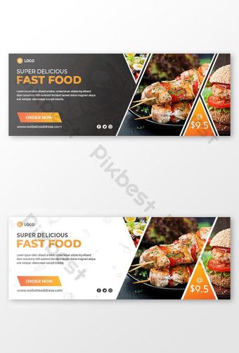 Food Promotion, Food Cart Design, Youtube Banner Design, Facebook Cover Design, Food Banner, Sales Promotion, Facebook Cover Template, Food Menu Design, Youtube Channel Art