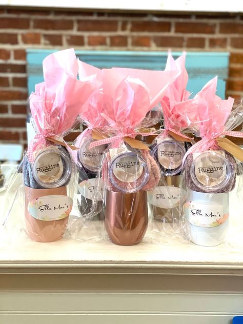 Wine Tumbler Gift Basket Ideas, Tumbler Gift Set Ideas, Tumbler Basket Ideas, Tumbler Gift Basket Ideas, Tumbler Gift Ideas Filled, Themed Gift Baskets, Baby Planning, Promo Items, Graphic Tee Dress