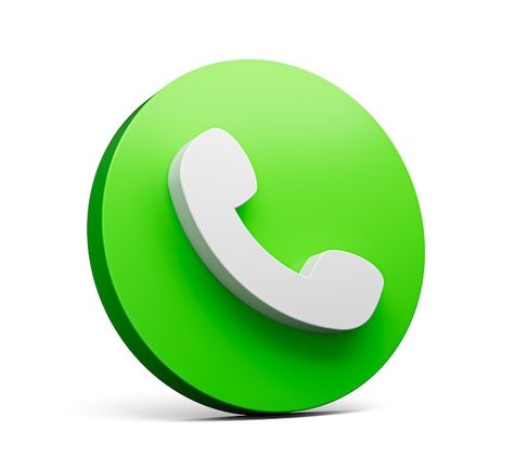 Call icon on a green circle isolated tre... | Premium Photo #Freepik #photo #call-3d #telephone-3d #call-button #telephone Green Call Icon, Call Button Icon, Phone Logo Icons, 3d Phone Icon, Phone Call Logo, Phone 3d Icon, Phone Logo Png, Call Icon Png, Logo Telephone