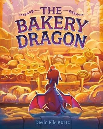 The Bakery Dragon Devin Elle Kurtz, Feel Good Pictures, Tiny Dragon, Book Cover Illustration, The Bakery, Book Categories, Albus Dumbledore, Children's Picture Books, Book Dragon