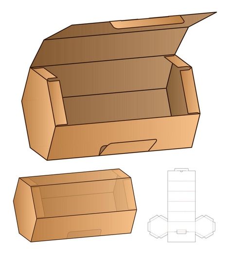 Packing Box Design, Box Packaging Templates, Karton Design, Packaging Box Design, Packaging Die Cut, Templat Kotak, Paper Box Diy, Soya Mumu, Packaging Template Design