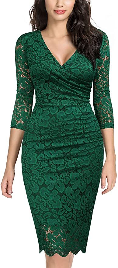 Deep V Neck Dress, Green Lace Dresses, Lace Bridesmaids, Maxi Dress Wedding, Cocktail Evening Dresses, Women Formals, Bodycon Dress Parties, Looks Chic, Black Bodycon Dress