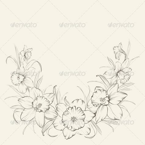 Narcissus Tattoo Myth, Arlo Tattoo, Narcissus Tattoo, Narcissus Flower Tattoos, Narcissus Flowers, Daffodil Tattoo, Covers Iphone, Narcissus Flower, Birth Flower Tattoos