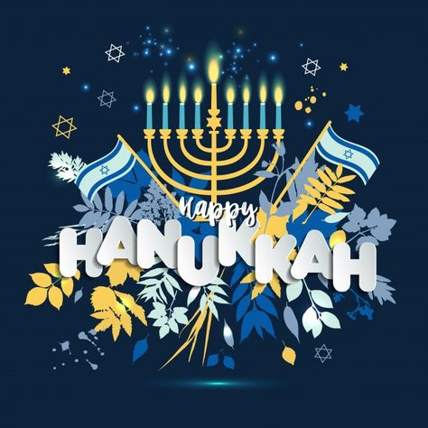 Hanukkah Symbols, Happy Hannukah, Hanukkah Greeting, Jewish Hanukkah, Menorah Candles, Traditional Invitation, Jewish Symbols, Holiday Banner, Jewish Holiday