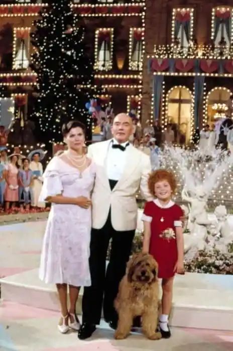 Iconic Historical Movie Costumes of the 1980s – Frock Flicks Aileen Quinn, Orphan Costume, Annie Movie, Annie 1982, Annie Costume, Annie Jr, Annie Musical, Orange Wig, Orphan Annie