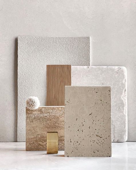 Tom Mark Henry shared a photo on Instagram: “This studio palette takes cues from and embodies a warm minimalist aesthetic” • See 1,008 photos and videos on their profile. Villa Aesthetic, Cake Displays, Materials Board Interior Design, Mood Board Interior, California House, Parents Room, تصميم للمنزل العصري, Design Boards, Material Board