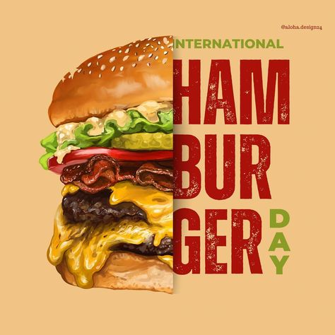 Food Ad Poster Design, Food Delivery Poster, Burger Branding Design, Food Marketing Design, Burger Ads, Restaurant Branding Identity, Burger Graphic, Perfect Hamburger, Delivery Poster