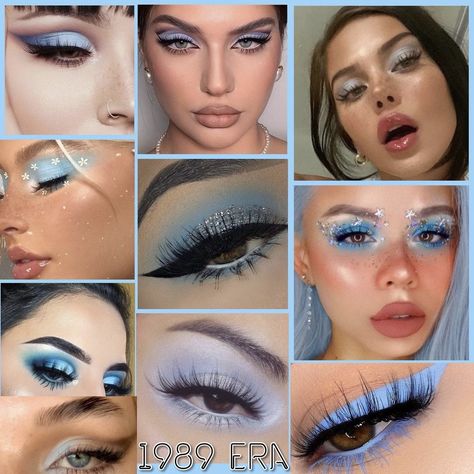 Taylor Swift Concert Makeup, Makeup Concert, Taylor Swift Eyes, Taylor Swift 1989 Era, Taylor Swift Makeup, Taylor Swift 1989 Tour, Swift Party, Makeup Hacks Videos, Concert Makeup