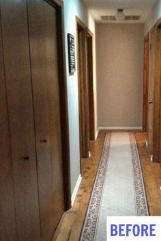 Wow! We weren't expecting THIS! Dark Hallway, Diy Wainscoting, Diy Blanket Ladder, Wood Wall Art Diy, Décor Diy, Wainscoting, Open Concept, Home Decorating, Relationship Tips