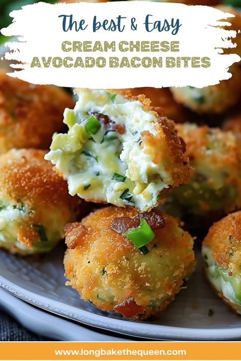 Delight in Cream Cheese Avocado Bacon Bites – the ultimate party snack! Creamy avocado, rich cream cheese, and crispy bacon come together in these irresistible bites. Perfect for any gathering, they're easy to make and sure to impress. Ready to be the hit of your next event? Check out the recipe and get ready to serve up smiles. Pin this for your next party hit! Cream Cheese Avocado Bacon Bites, Avocado Egg Cups, Avocado Appetizer, Bacon Bites, Steak Dinner Recipes, Bacon Avocado, Make Cream Cheese, Cheese Cubes, Easy Cream