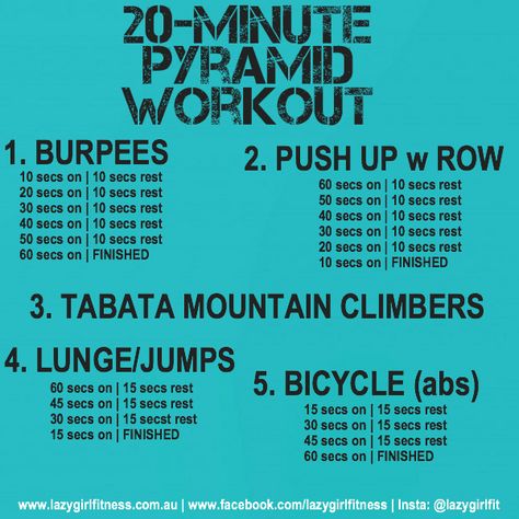 Bodyweight Pyramid Workout, Room Workout, Pyramid Training, Exercise To Lose Belly, Pyramid Workout, Circuit Workouts, Hiit Class, Gym Diet, Hiit Workout At Home