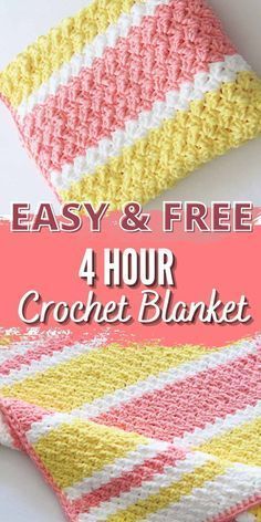 Starting Crochet, Alpine Stitch, Yarn Rug, Crochet Baby Blanket Beginner, Baby Afghan Crochet Patterns, Fast Crochet, Crochet Baby Blanket Free Pattern, Crochet Market, Crochet Blanket Pattern Easy