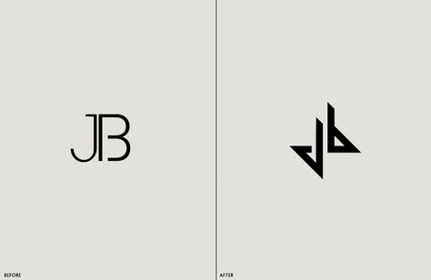 Jb Initials, Jb Logo Design, Jb Tattoo, Vd Logo, Jb Monogram, Jg Logo, Logo Jb, Jb Logo, Wm Logo