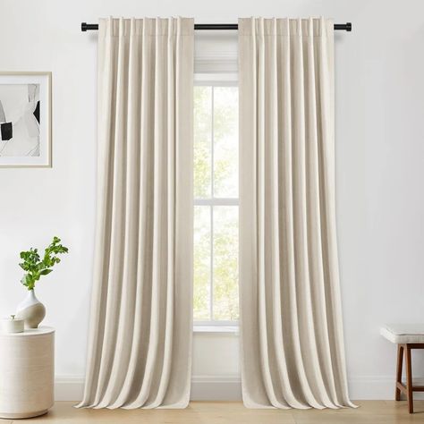 Gracie Oaks Graciella Thermal Insulated Faux Linen Max Blackout Curtains Back Tab/Rod Pocket Bedroom Drapes & Reviews | Wayfair Bedroom Drapes, Curtains For Bedroom, Insulated Curtains, Thermal Curtains, Curtains Bedroom, Gracie Oaks, Blackout Curtains, Rod Pocket, Drapes Curtains