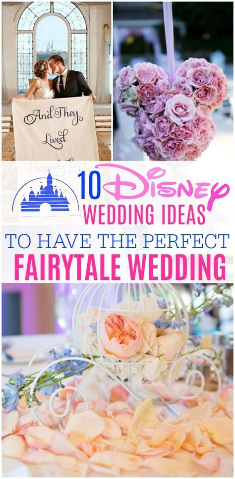 Princess Theme Wedding Decor, Disney Christmas Wedding Ideas, Wedding At Disneyland, Disney Princess Theme Wedding, Disney Wedding Backdrop, Fall Disney Wedding, Disney Wedding Ceremony Decor, Cinderella Wedding Reception, Disney Reception Ideas