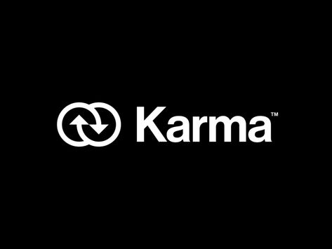 Karma Logo, Karma Aesthetic, How To Create Logo, Black Background Quotes, Karma Design, Fresh Logo Design, Karma Tattoo, Create Logo Design, Aesthetic Logo