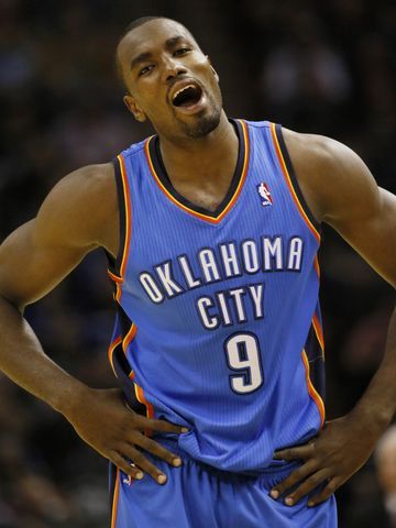 Serge Birault, Serge Ibaka, Resting Face, Thunder Nba, Okc Thunder, Oklahoma City Thunder, Nba Teams, Basketball Teams, Nba Basketball