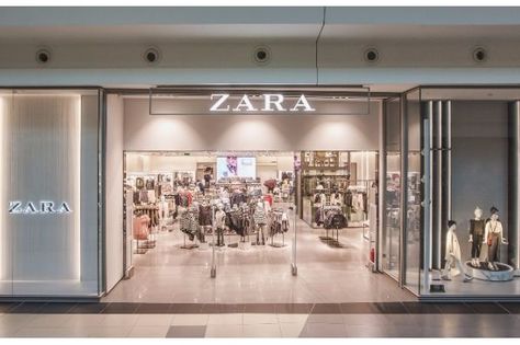 ZARA store reopens doors in Arena Centar, Zagreb (HR) Zara Interior Store, Zara Store Design, Full Body Dress Form, Westfield Mall, Mall Facade, Zara Shop, Zara Store, City Artwork, Mall Design