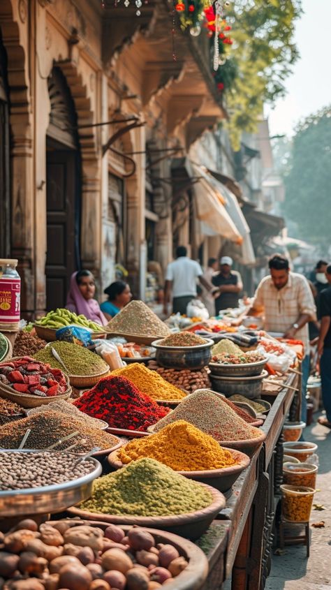 "Bustling Spice Market: Vibrant spice bazaar bustling with activity as vendors display an array of colorful #spices and goods. #market #colorful #vibrant #vendors #bustling #aiart #aiphoto #stockcake ⬇️ Download and 📝 Prompt 👉 https://stockcake.com/i/bustling-spice-market_274809_54934" Indian Spice Market, Indian Tandoor, Bazaar Market, Indian Bazaar, Business Cat, Vendor Displays, Spice Market, Street Vendors, Scene Background