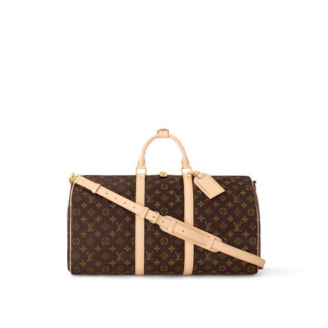 Lv Luggage, Louis Vuitton Keepall 50, Louis Vuitton Official Website, Louis Vuitton Keepall, Cotton Textile, Women Travel, Louis Vuitton Official, Louis Vuitton Handbags, Monogram Canvas