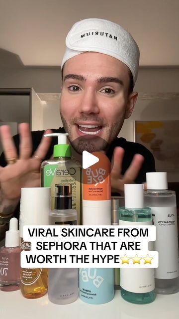 Matt Randon 🧩 on Instagram: "VIRAL SKINCARE PRODUCTS WORTH THE HYPE!😱 (follow for more!💗) #sephora #skincareproducts #skincarecommunity #skincarejunkie #skincareaddict #skincarelover #skincarereview #skincareproduct" Viral Sephora Products, What To Put In A Skin Care Fridge, Sephora Skin Care Routine, Matt Randon Skincare, Sephora Products Skincare, Sephora Skin Care Products, Glowy Skincare Routine, Viral Skincare Products, Matt Randon