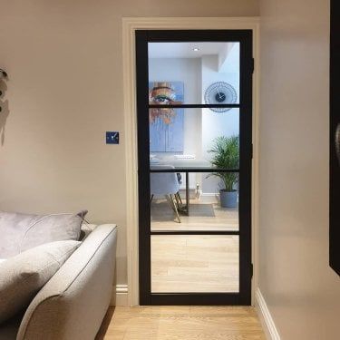 Internal Cottage Doors, Sliding Doors Internal, Industrial Studio, Fire Doors Internal, Internal Glazed Doors, Bathroom Door Handles, Internal Oak Doors, Internal Sliding Doors, Black Interior Doors