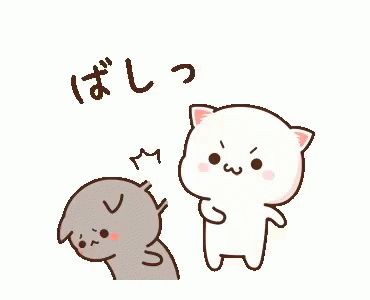 Smack Angry GIF - Smack Angry Cat - Discover & Share GIFs Mochi Cat Gif, Cute Bunny Gif, Mochi Sticker, Peach Mochi, Cutie Cat-chan, Pixel Kawaii, Calin Gif, Manga Toon, Cat Animated