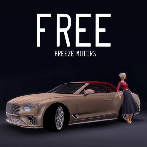 FREE SPECIAL! 2020 Bentley Continental GT Convertible with HQ interior | Sims4Cars/BreezeMotors on Patreon Sims 4 Car Mod, The Sims Mods, Sims 4 Cars, Bentley Continental Gt Convertible, Sims 4 Cheats, Cc Mods, Free Sims 4, Sims 4 Expansions, Play Sims