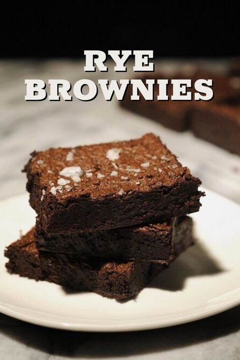 Try out this Rye Brownies recipe! Chocolate and rye are a flavor match made in heaven, and these delectable brownies can be made with either Janie’s Mill Organic Light Rye Flour or Dark Rye Flour. Rye Flour Recipes Desserts, Dark Rye Flour Recipes, Rye Brownies, New Years Eve Snacks, Mill Stone, Mill Flour, Rye Flour, Brownie Ingredients, Delicious Brownies