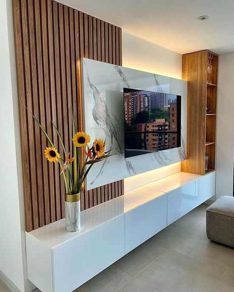 KHz For Engineering Tv Wall Design Luxury, Hiasan Dalaman Rumah, Modern Tv Room, Tv Unit Interior Design, تصميم داخلي فاخر, Latest Living Room Designs, Living Room Tv Unit, Hal Decor, Tv Room Design