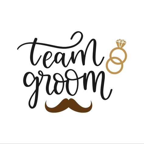 Ideas For Bachelor Party, Bridal Shower Props, Album Design Layout, Team Groom, Wedding Motifs, Initials Logo Design, Cricut Wedding, Bridal Bachelorette Party, Bridal Shower Diy