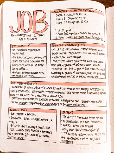 Bible Job Quotes, Story Of Job Bible, The Book Of Job Bible Study, Job In Bible, Book Of Job Bible Journaling, Job 1 Bible Journaling, The Bible Recap, Character Bible Study, Job Bible Study Notes