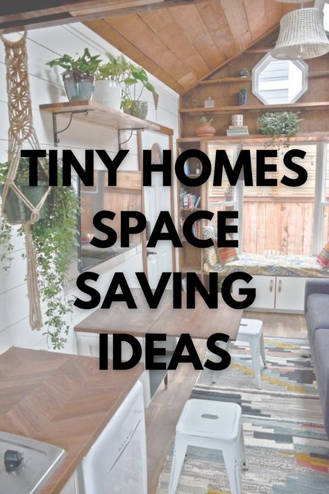 Unlock the secret to making the most of your tiny home with our game-changing space-saving ideas! From hidden storage solutions to multi-purpose furniture, we've got your tiny living needs covered. Pin now to explore ways to maximize every inch of your small space! #TinyHomes #SpaceSavingIdeas #SmallSpaceLiving #GoTinySpace Tiny Apartment Living, Tiny House Organization, Small House Storage, Tiny House Hacks, Tiny House Living Room, Diy Space Saving, Space Saving Ideas, Tiny House Furniture, Tiny House Storage