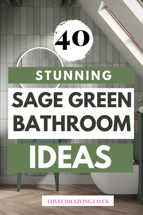 Sage Green Bathroom Tiles Wall, Bathroom Green Tiles Wall, Green In Bathroom Ideas, Green Bathroom With Brown Tile, Sage Green Tiled Bathrooms, Bathroom Decor Green Tiles, Bathroom Ideas With Green Vanity, Bathroom Painting Ideas Green, Bathroom Green Shower Tiles