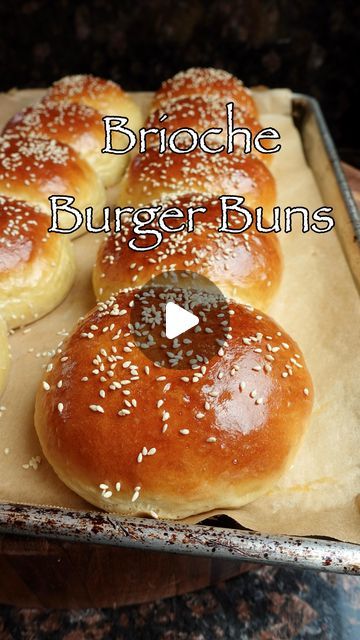 Shereen Pavlides | Brioche Burger Buns. Full, written recipe in my cookbook, “Cooking with Shereen, RockStar Dinners,” pg. 143 | Instagram Cooking With Shereen Bread, Brioche Buns Recipe, Shereen Pavlides, Burger Bun Recipe, Best Burger Buns, Apple Crisp Bars Recipe, Cooking With Shereen, Brioche Burger Buns, Brioche Bread Recipe