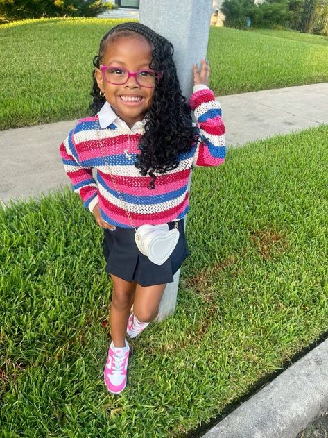 Pretty Black Toddler Girl, Kids Weave Hairstyles, Kids Style Hair, Kid Outfit, Kids Outfits Daughters, Black Kids Fashion, Kid Outfits, Fashion Baby Girl Outfits, Baby Fits