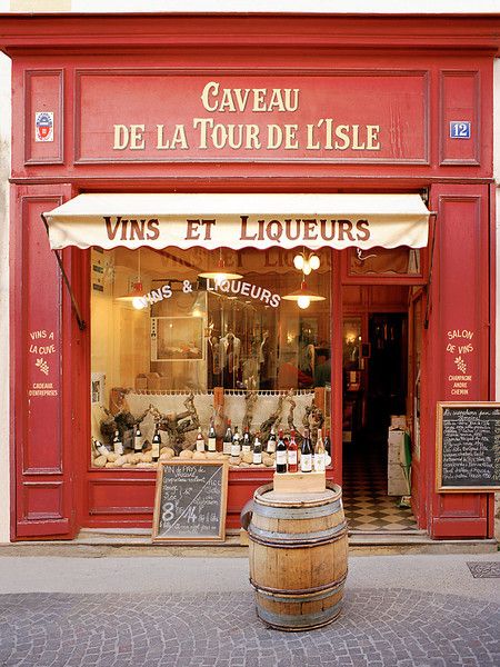 Provence, France Bar In Casa, Shop Facade, 카페 인테리어 디자인, Wine Shop, Enchanted Home, Shop Fronts, Wine Store, Shop Front, Provence France