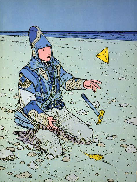 Jean Giraud Moebius Art Trees | Moebius (Jean Giraud) Jean Giraud Moebius, Science Fiction Kunst, Jean “moebius” Giraud, Moebius Art, Jean Giraud, Ligne Claire, Bd Comics, Concept Artist, Silver Surfer