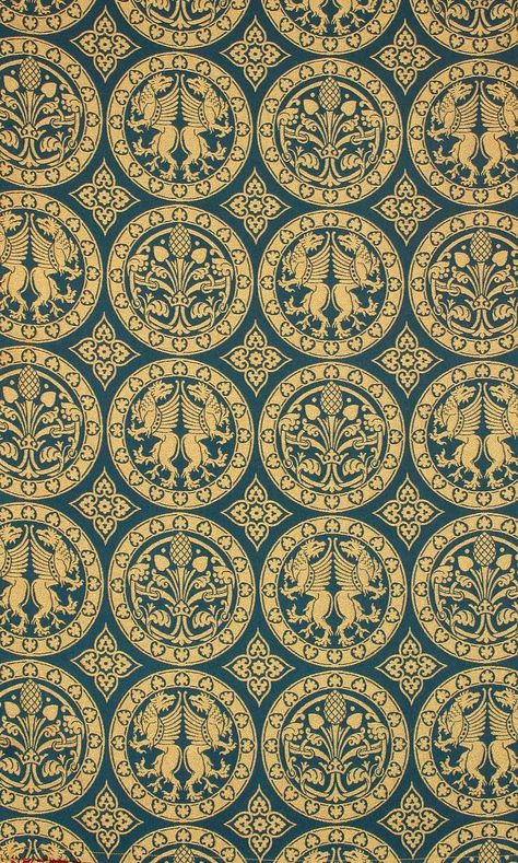 Byzantine Fashion, Medieval Pattern, Leaf Vector, Blue Fabrics, Ancient Mesopotamia, Art Sacre, Byzantine Empire, Byzantine Art, Pattern Texture