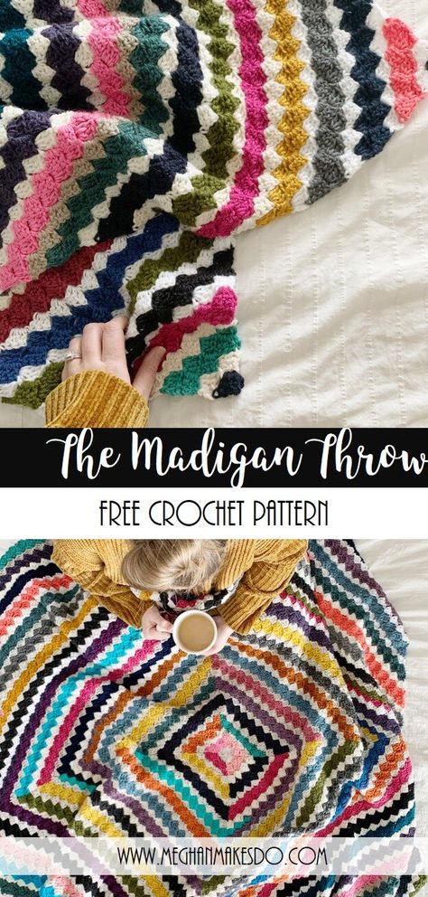 Crochet With Scrap Yarn Projects, Crochet Worsted Weight Yarn Projects, Crochet Multicolor Yarn Ideas, Light Weight Yarn Crochet Patterns, Stash Busting Crochet Patterns, Scrap Yarn Crochet Blanket Pattern Free, Crochet Stash Buster Projects, Stash Buster Crochet Blanket Pattern Free, Scrap Buster Crochet Blanket