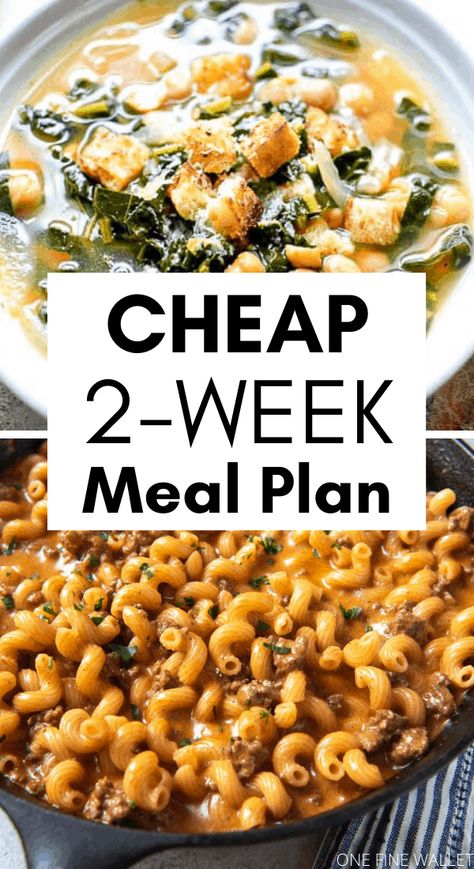 Cheap meal ideas to eat when you are on a tight budget. These are 14 meal prep ideas under $5 that are healthy. Cheap Easy Healthy Meals, Super Cheap Meals, Cheap Healthy Dinners, Cheap Meal Prep, Cheap Meal Plans, Cheap Family Meals, Healthy Budget, Cheap Easy Meals, Cheap Healthy