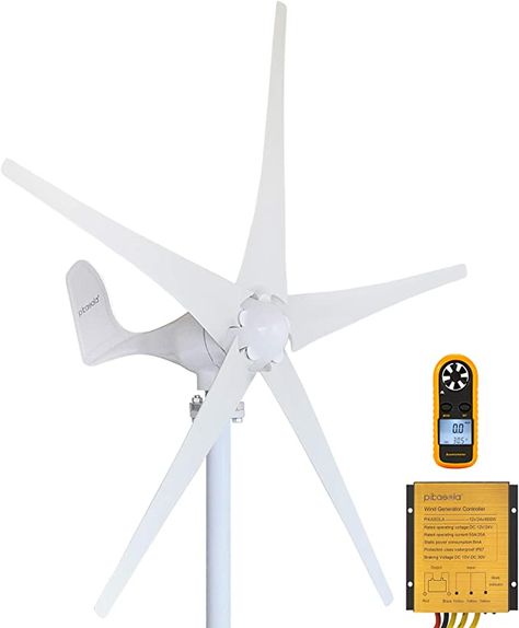 Windmill Generator, Home Wind Turbine, Homemade Solar Panels, Small Wind Turbine, Solar Power Kits, Wind Power Generator, Rv Home, Wind Turbine Generator, Portable Solar Power