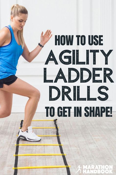 Ladder Exercises Agility, Ladder Workout Exercises Agility, Ladder Drills Workouts, Speed Ladder Drills, Ladder Workout Exercises, Agility Ladder Workout, Lose Back Fat Fast, Power Abilities, Weekly Gym Workouts