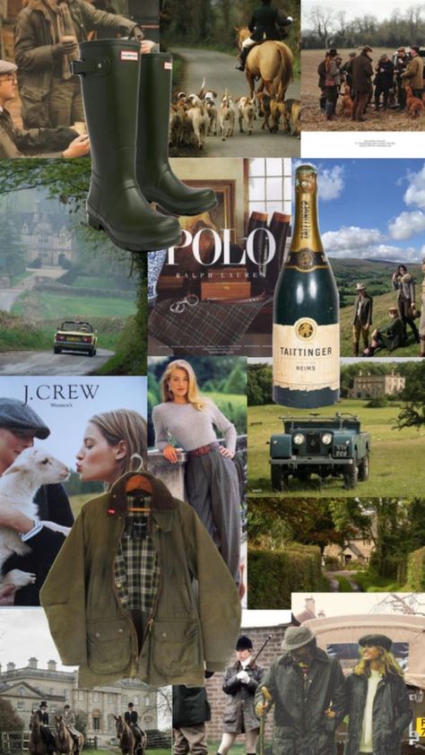 #outfitinspo #fyp #vintage #vibes #vintage #music #art #books English Aristocracy Aesthetic, England Countryside Outfits, English Hunting Aesthetic, Old Money Esthetics, English Country Fashion, Countryside Outfit, Ralph Lauren Aesthetic, Vintage Music Art, Sloane Ranger