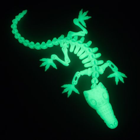 Introducing the glow-in-the-dark Skeleton Swampy from SOZO—a spooky twist on our beloved flexible crocodile model! This eerie version lights up the night, highlighting the bone structure of one of nature’s oldest survivors. Crocodiles have outlived the dinosaurs, thriving for over 200 million years. They’re also built to endure extreme conditions, going months without a meal, and can reach impressive speeds in water thanks to their strong tails. Now, with Skeleton Swampy, you can experience b... Dark Skeleton, Bone Structure, Crocodiles, The Bone, In Water, Dinosaurs, Glow In The Dark, Skeleton, Twist