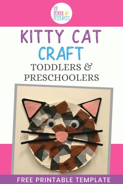 Veterinary Crafts Preschool, Pets Unit Preschool Crafts, Cat Lesson Plans Preschool, Pet Craft Ideas For Preschool, Pets Activities Preschool Art Projects, Pet Study Crafts Preschool, Pets Projects For Preschool, Cat Art For Preschoolers, Pet Theme Art Preschool