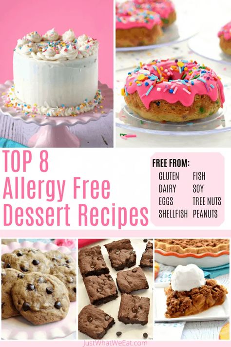 Dairy Soy Gluten Free Desserts, Nut And Dairy Free Desserts, Soy And Nut Free Recipes, Gluten Dairy Egg Peanut Free Recipes, Gluten Free Soy Free Desserts, Allergy Friendly Recipes Desserts, Gluten Dairy Egg Nut Free Desserts, Gluten Dairy Soy Egg Free Recipes, Soy And Egg Free Recipes