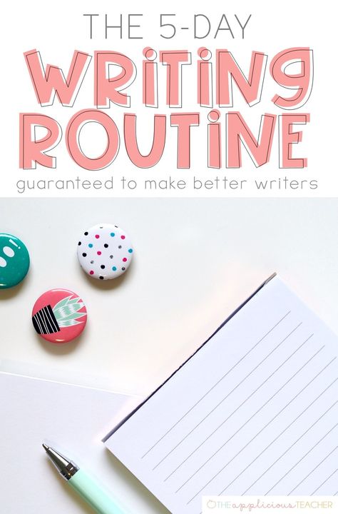 The 5 Day Writing Routine Guaranteed to Produce the BEST Writing! Writing Routine, 5th Grade Writing, Writing Lesson Plans, 3rd Grade Writing, Best Writing, 2nd Grade Writing, Lesson Plan Template, 4th Grade Writing, Writing Instruction